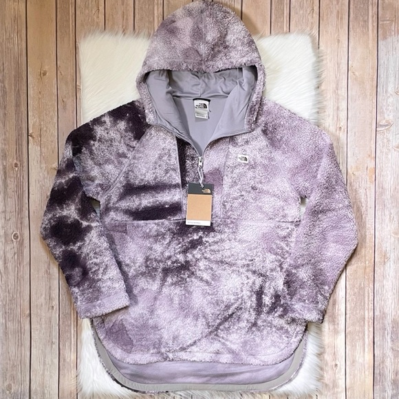 The North Face Women’s Printed Ridge Sherpa Fleece Tunic - Picture 1 of 8